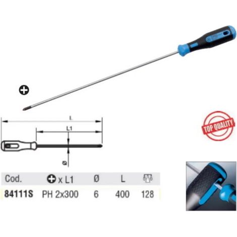 CACCIAVITE OMMA "LUNGO" CROCE PH 2 X 300 MM