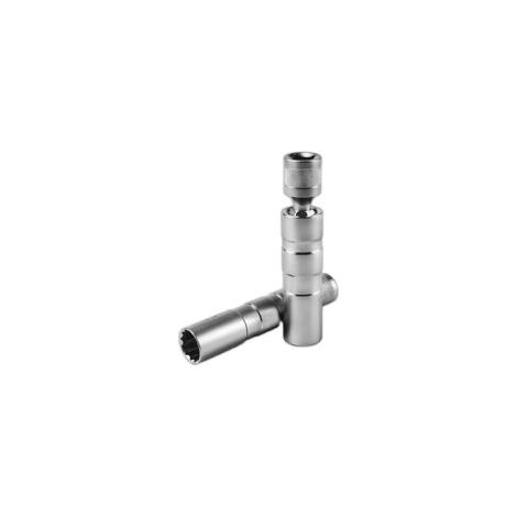 2 Pièces de Cle a Bougie, Douille Bougie 14mm / cle a Bougie 16mm, Outil de Démontage de Bougies, Douille à Bougie Pivotante à Paroi Mince 12 Pans 3/8 Pouces CR-V, Outil Spécial pour Automobiles (1/5)