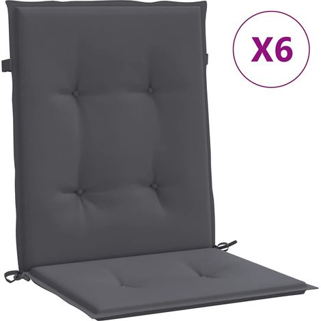 Maison Exclusive - Gartenstuhlauflagen für Niedriglehner 6 Stk. A (1/5)