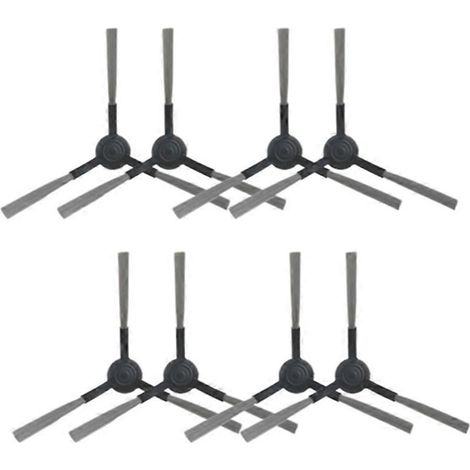 Lot de 8 brosses latérales de rechange pour aspirateur robot laveur Xiaomi Mijia 3C B106CN STYJ02YM (1/5)