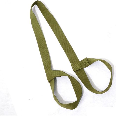 Sangle Pour Tapis De Yoga - Coton Épais Réglable - Pour Transport Et Étirements - 1 Pièce (1/5)