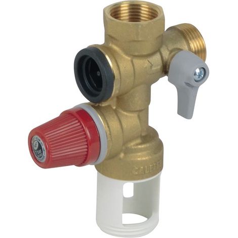 Groupe de sécurité droit en laiton 3/4", siège laiton - DIFF