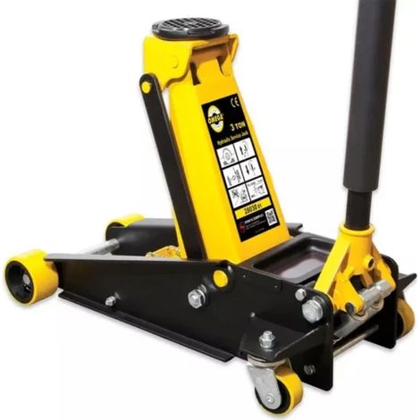 Cric rouleur de garage 3 tonnes – Système Magic Lift pour levage rapide – Roues en polyuréthane anti chocs – Hauteur max 456 mm – Omega (1/2)
