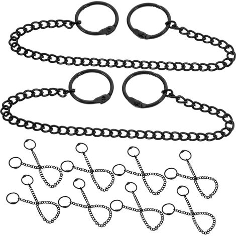 de 10 chaînes de suspension robustes en acier inoxydable