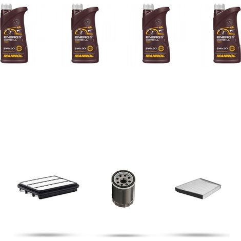 Kit tagliando 3 FILTRI e 4L OLIO compatibile con Suzuki Liana 1.6 16v 76kw dal 2001 (1/5)