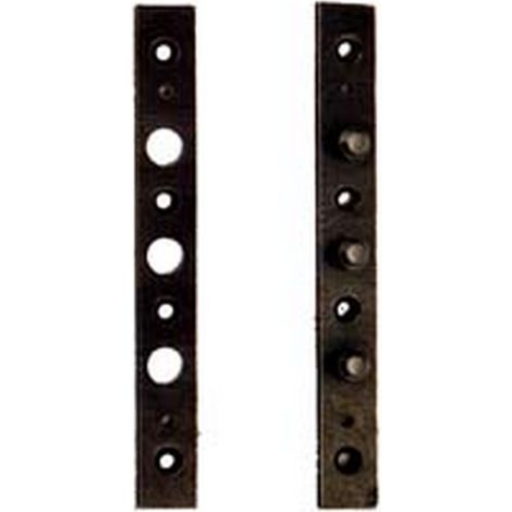 2CP ANTISCASSO PARASTRAPPO A TRE PUNTE - mm.20x4x160h.