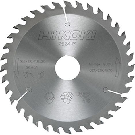 Hoja para sierra circular Ø 305mm Proline HIKOKI 752488 - 60 dientes - para cortar aluminio