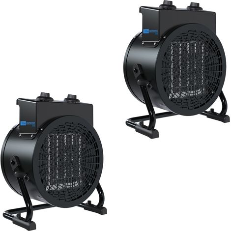 Güde 2x Keramik Heizlüfter GH 3000 K Heißluftgebläse 3000 W Heizleistung 67 m³ (1/5)
