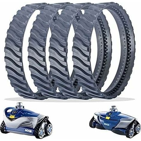 Cingoli di ricambio per pulitore per piscine – Gomma resistente – Compatibile con Zodiac Barracuda MX6/MX8 – Installazione rapida – R0526100 (1/5)