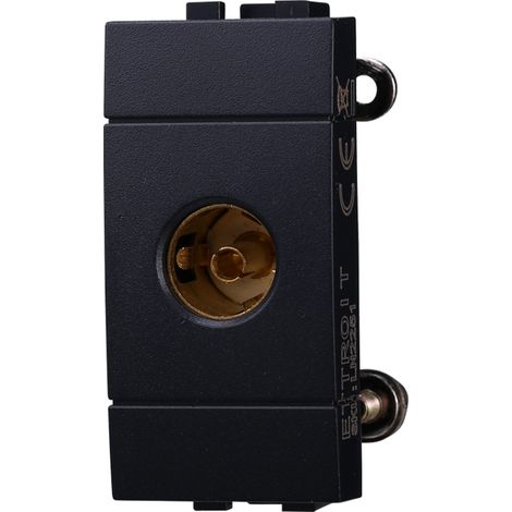 Connettore Presa TV Terminale Femmina Colore Nero Compatibile Con Bticino Living International (1/2)
