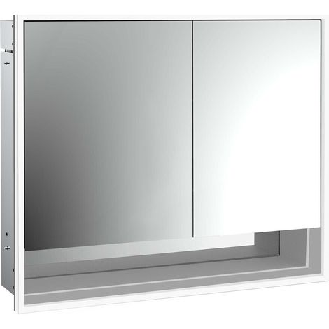 emco loft Lichtspiegelschrank mit Unterfach, 800mm, 2 Türen, (1/5)