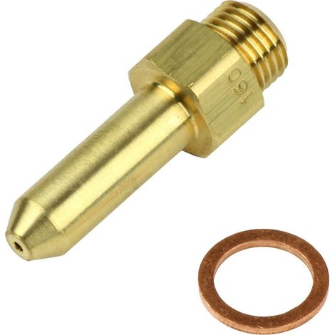 BOSCH Ersatzteil TTNR: 87185737370 Hauptgasdüse 1,6mm everp (1/2)