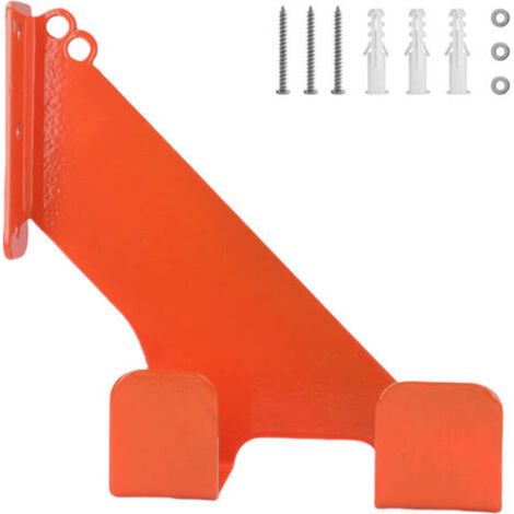 Porte‑tronçonneuse mural acier support rangement lourd garage atelier outillage organisation (1/5)