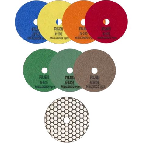 Abrasivi per la lucidare a secco dm100 mm - grana 3000