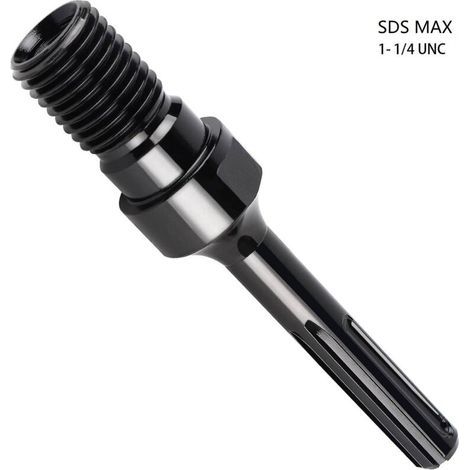 Adaptateur SDS MAX sur Couronne de Forage Diamantée 1 1/4" UNC. Adaptateur pour Carotteuse 190mm carotteuse (1/5)