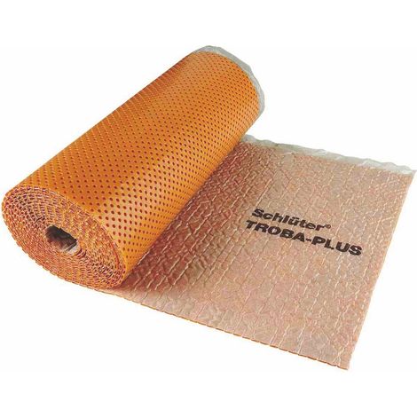 Schluter – Natte de drainage à capillaire passif – Polyéthylène – Largeur 1000 mm – Épaisseur 8 mm – Pour terrasses et balcons soumis aux intempéries