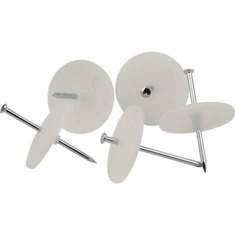 Befestigungsschelle mit Nagel 40mm 50x Nagelschellen (1/2)