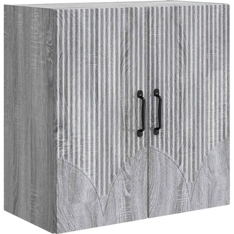 Wall-Mounted Cabinet Grey Sonoma 59 x 31 x 60 cm vidaXL (1/5)