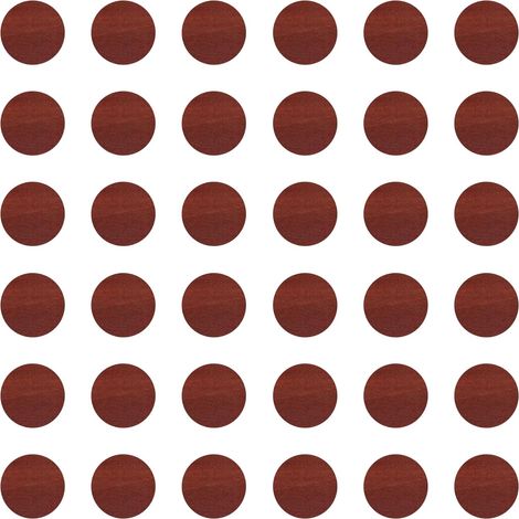 36x Cache vis adhésif autocollant diamètre 25mm protection bouchon trou obturateur meuble table chaise maison, Pommier locarno
