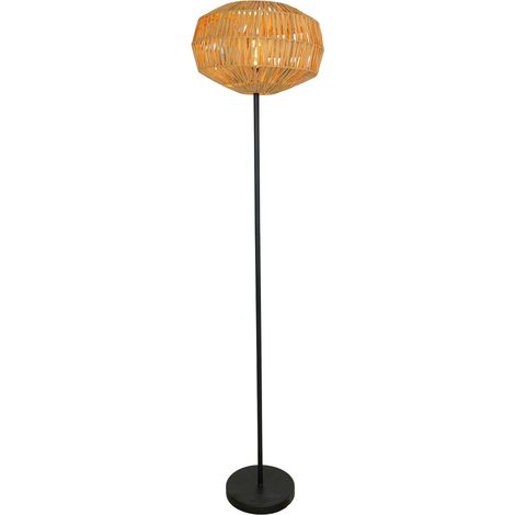 Lampadaire en rotin Sheldon Ø 38cm - 44146 (1/3)