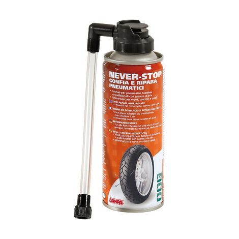 Never Stop, gonfia e ripara pneumatici - 200 ml (1/2)