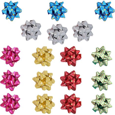 Boîte Décorative à Fleurs Auto-Adhésives 18Pcs Papier Fleur Ambiance Noël (1/5)