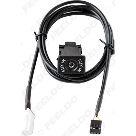 Compatible with Suzuki Swift, Vitara, Jimny and Clarion CD players: 8-pin AUX audio cable/AV adapter. (1/4)