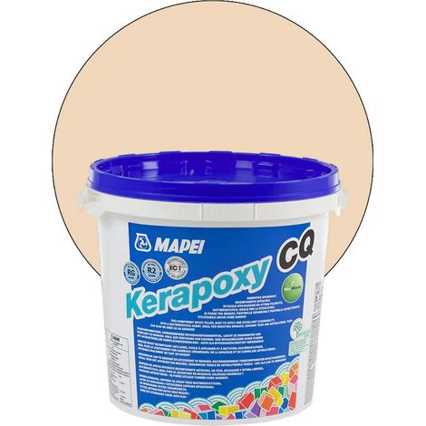 Mapei – Mortier époxy KERAPOXY CQ 132 beige 3 kg – Anti-acide et anti-moisissures – Mise en oeuvre rapide – Excellentes résistances chimiques (1/4)