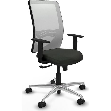 Silla de oficina piqueras y crespo Zulema blanco aluminio (1/2)