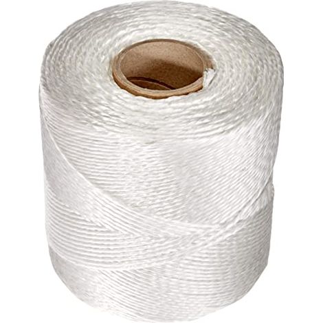 Chapuis PPV3 Spago in polipropilene - 68 kg - Titolazione 10/2 - Diametro 2,25 mm - 1 kg - Lunghezza 450 m - Bianco (1/4)