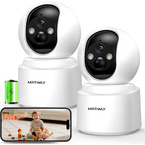 2.5(4MP) Camera Surveillance WiFi Interieur sans Fil, 360° Pan/Tilt (1/5)