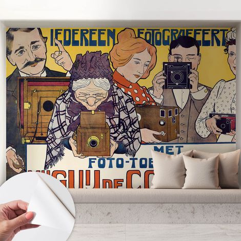 Papier peint autocollant adhésif avec imprimé motifs uniques apparence moderne Passion pour la photographie 208x146 cm (1/5)