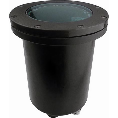 TIDIAN Empotrable De Suelo IP67 Ø172mm Para bombilla tipo E27 (No incluida). Foco Suelo Exterior Iluminación Terrazas o Caminos