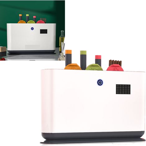 Elektrischer UV-Messerblock, Mehrzweck-Essstäbchenreiniger, Schneidebrett, Besteckorganizer (1/5)