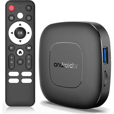 Lecteur multimédia T1 Android 13 4K avec ROM vocale RK3518, Bluetooth 5.0, Wi-Fi 6, HDR10+ et vidéo 8K, décodeur pour home cinéma
