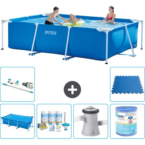 Intex Piscina con struttura Rettangolare - 300x200x75 cm - 7-pezzi S30221
