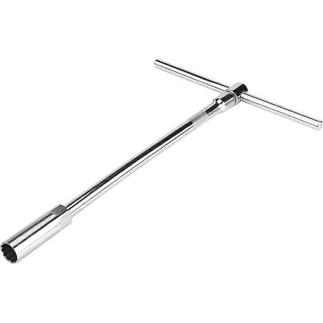 Kit d'outils universel pour bougies d'allumage avec poignée en T de 16 mm : douille, clé et extracteur de bougies. (1/4)