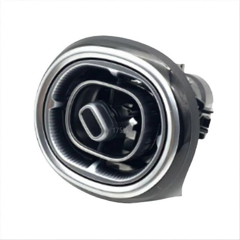 Sortie d'air centrale tableau de bord pour Mercedes W206 W254 - Bouche de ventilation milieu habitacle, pièce de rechange compatible, finition noir, installation facile (1/5)