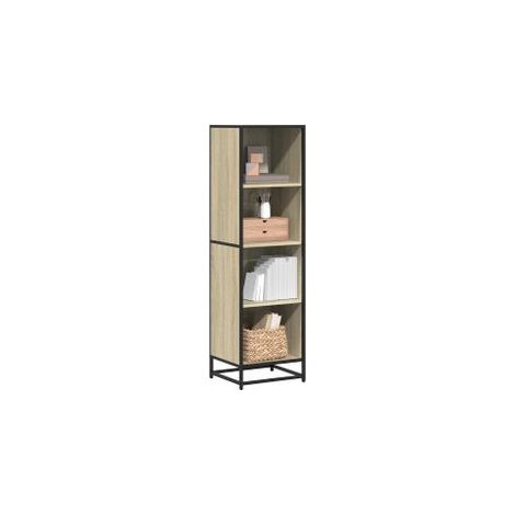 Bibliothèque chêne sonoma 40x35x139 bois d'ingénierie (1/5)