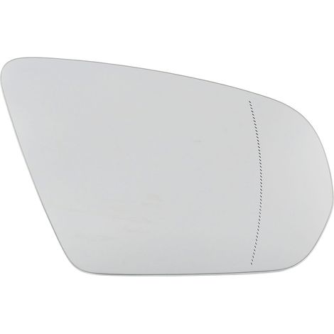 Rétroviseur latéral droit chauffant 0998100016, vitre de rétroviseur de porte avant de remplacement pour Mercedes-Benz Classe C, E, S (1/5)