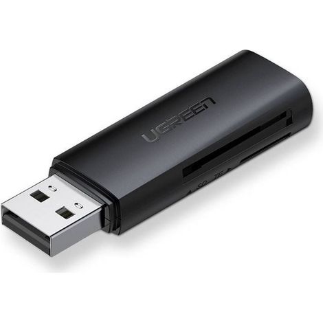Lettore di schede di memoria SD TF per computer USB 3.0, nero