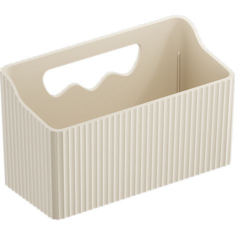 Solution de Rangement Murale, Panier Respirant pour Cuisine Salle de Bains, Organisateur de Grande capacité, Installation sans perçage ventilée Blanc (1/5)