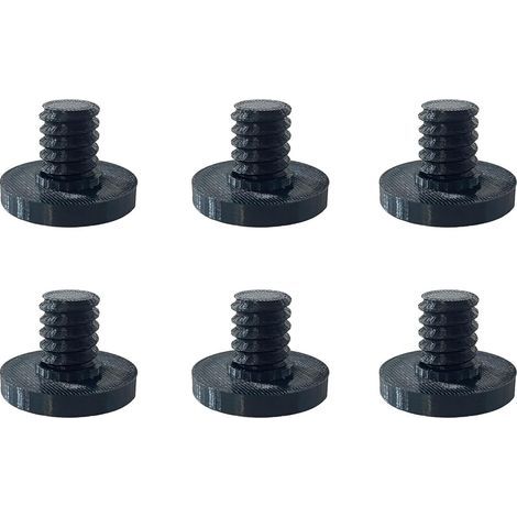 Lot de 6 boulons de rechange pour abri de jardin, accessoires pour auvent-Chrom (1/4)