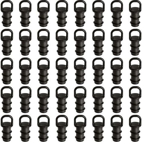 Lntyq 40 Stück 16 mm Tropfbewässerungs-Fittings, Tropfbewässerungs-Endkappen, Tropfbewässerungs-Adapterstopfen für Bewässerungssysteme (1/5)