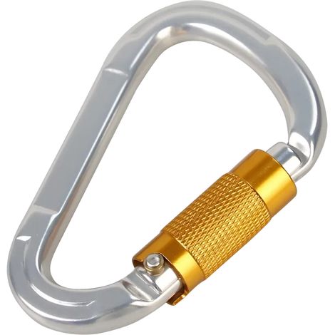 25kN Quick Release Climbing Hook with Push Button for Outdoor Carabiners