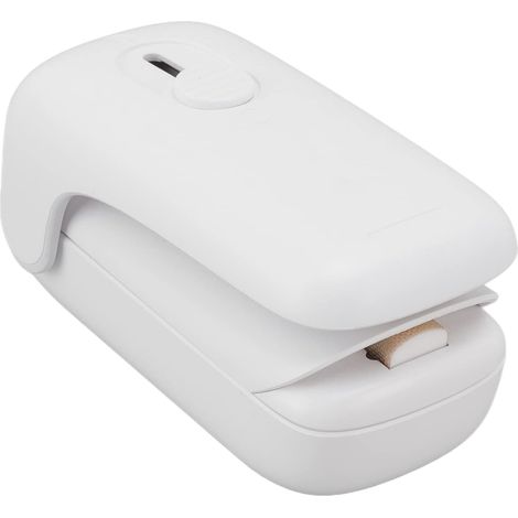 Mini selladora térmica, selladora de bolsas 2 en 1 con cortador, selladora de bolsas de plástico, selladora térmica, ¡mantenga sus alimentos herméticos