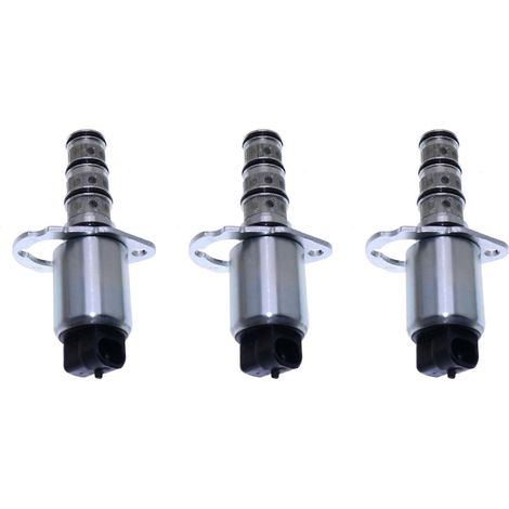 3 électrovannes d'arrêt AL158332 AT310587 RE50797 RE53051 RE50782 RE53311 pour tracteur John Deere 4.5L 4045 6.8L 6068 6100 (1/5)