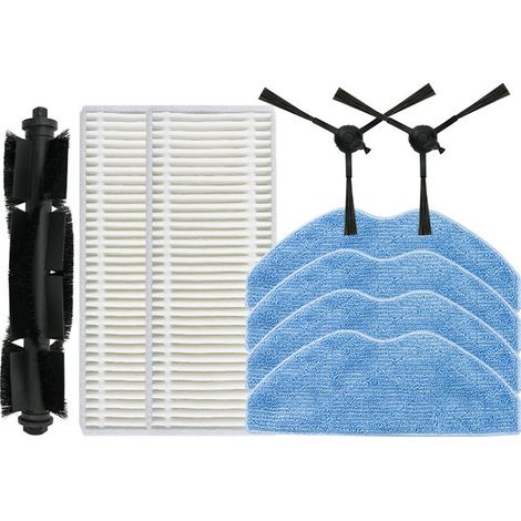 Compatible avec 360 S8 S8 Plus 2S Robot Aspirateur Rouleau Brosse latérale Filtre Ensemble de sacs à poussière,style 1