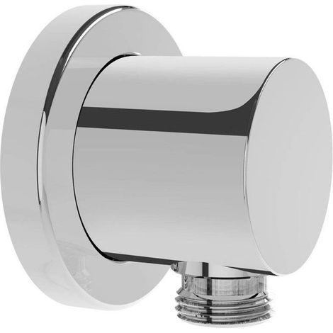 Coude de sortie de douche encastré - A45223 - Montage mural - Chromé - Débit 47 l/min