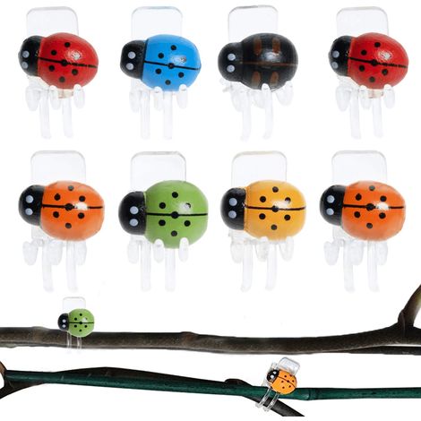 Clips Pour Orchidées - Clips De Support Pour Plantes Grimpantes - 31 X 22 Mm - 6 Couleurs Assorties - 30 Pièces (1/5)